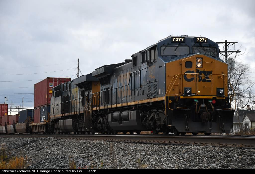Eastbound stack train